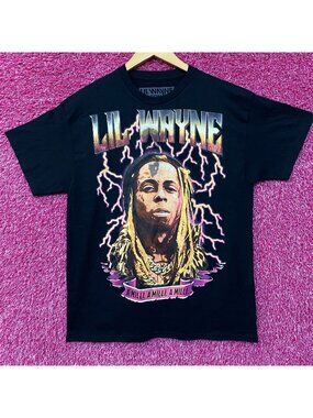 Reason Lil Wayne A Milli Lightning Black T-Shirt Large